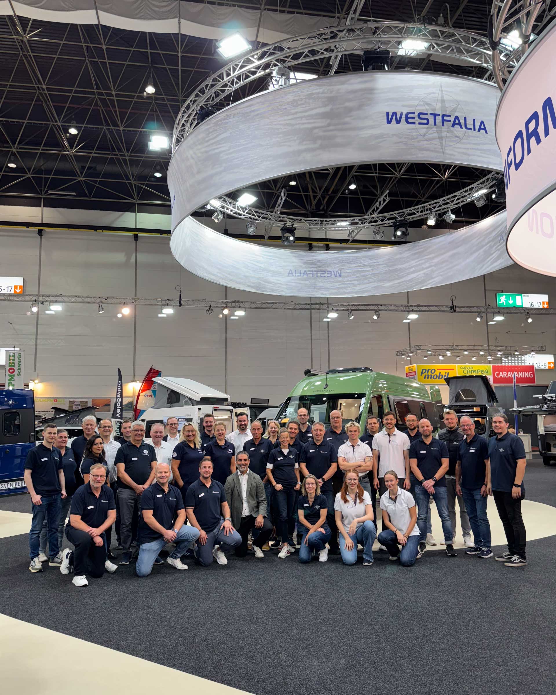 CSD_2025_Team_News_Main Westfalia Team Caravan Salon 2025